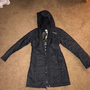 black columbia parka